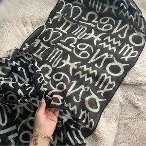 Sheer Horoscope Astrology Scarf